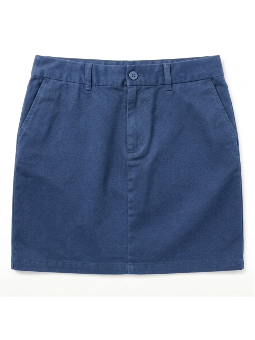 Vintage Y2K Ralph Lauren Sport Cotton Twill Mini Skirt, Navy, Size 8